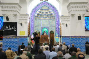 سخنرانی مدیر ستاداقامه نماز استان یزد پیش از خطبه های نماز جمعه به مناسبت دهه فرهنگی معارف نماز و مسجد