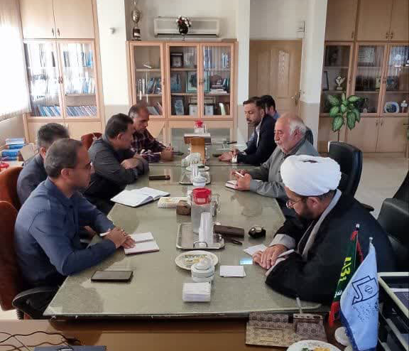 جلسه شورای اقامه نماز آموزش و پرورش شهرستان مبارکه اصفهان