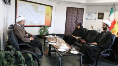 دیدار مدیر ستاد اقامه نماز با مدیرعامل برق منطقه استان زنجان