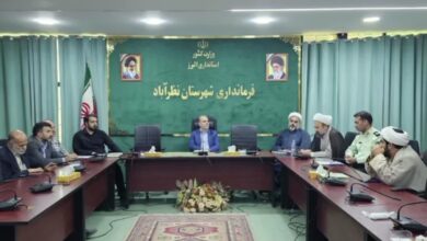 شورای اقامه نماز شهرستان نظرآباد برگزار شد