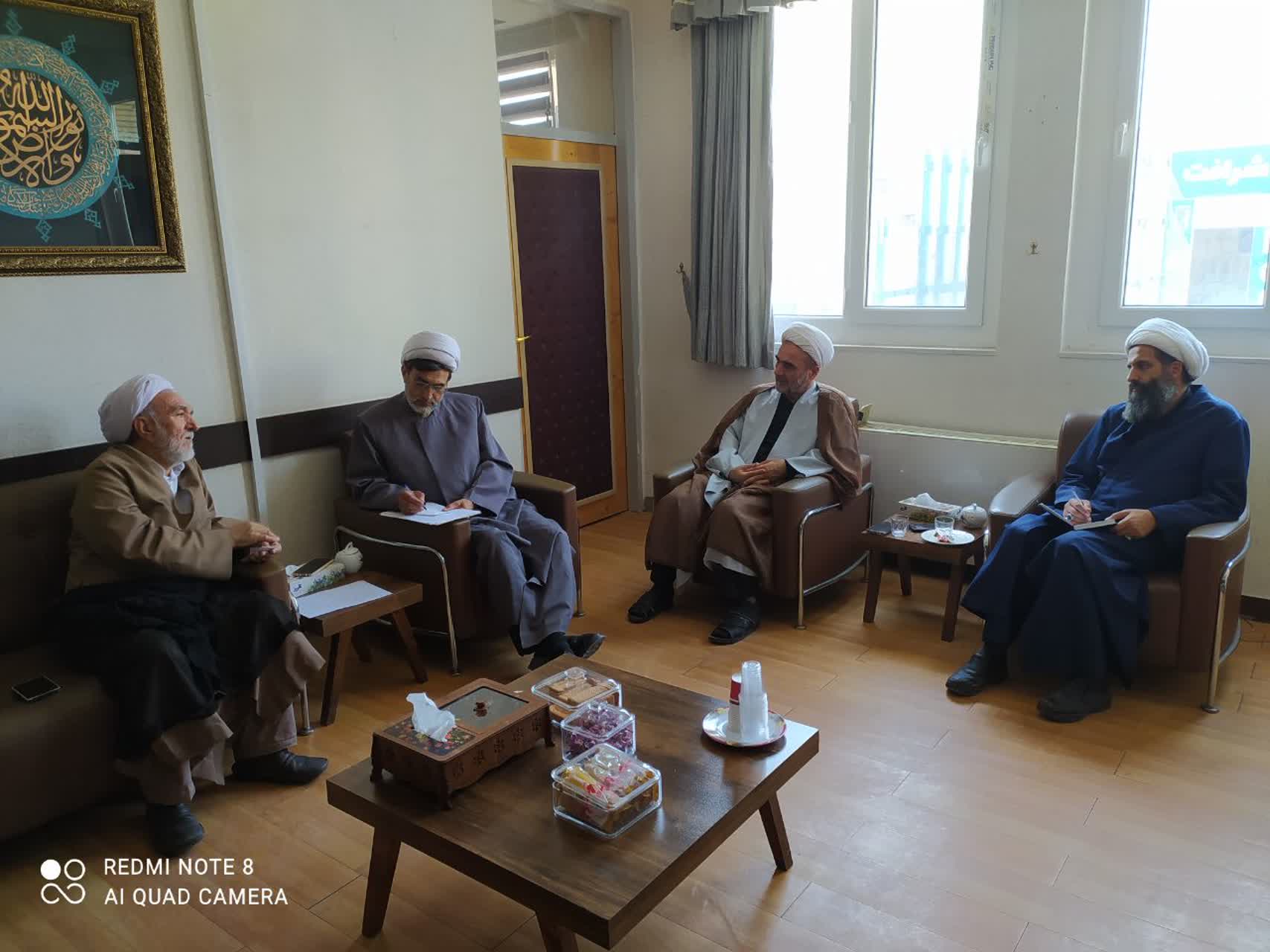 نشست مدیر ستاد اقامه نماز با مدیرکل سازمان تبلیغات اسلامی خراسان رضوی