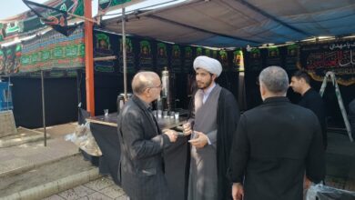 بازدید مدیر ستاد اقامه نماز استان کردستان از موکب‌های سنندج و مسیر زائران اربعین حسینی
