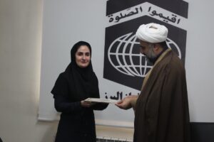  از برگزیدگان مسابقات فرهنگی پویش غدیر و خاطره‌نویسی تقدیر شد