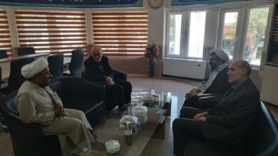 دیدار مدیر و کارشناسان ستاد اقامه نماز استان با مدیرکل تبلیغات اسلامی کردستان