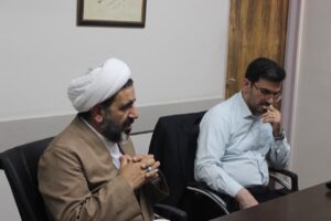 دیدار سرپرست اداره کل امور اداری و مالی استانداری البرز با مدیر ستاد اقامه نماز استان