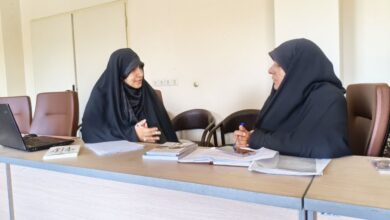 جلسه هم افزایی معاونت خواهران خادمیاران شهدای کشور با مشاور امور بانوان ستاد اقامه نماز استان اصفهان