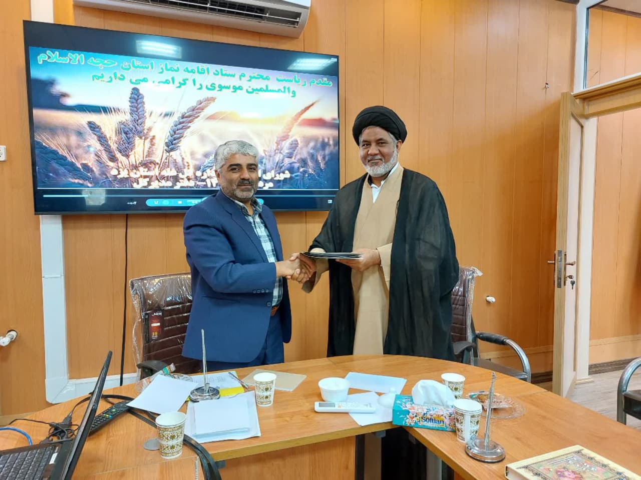 شورای اقامه نماز اداره کل غله و خدمات بازرگانی استان یزد برگزار شد