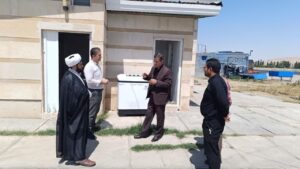 بررسی و تجهیز نمازخانه‌های مسیر تردد زائران اربعین