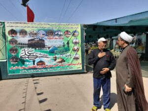 بازدید مدیر ستاد اقامه نماز قم از موکب‌های اربعین محور سلفچگان