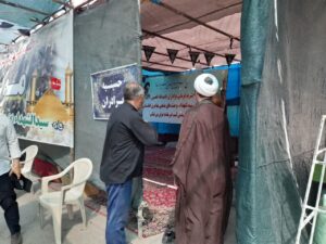 بازدید مدیر ستاد اقامه نماز قم از موکب‌های اربعین محور سلفچگان
