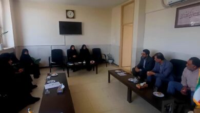 دیدار مشاور امور بانوان ستاد با معاون اداره آموزش و پرورش شهرستان کوهپایه اصفهان