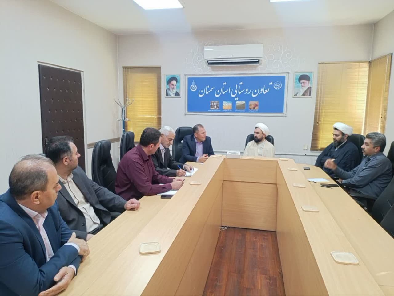 برگزاری جلسه شورای اقامه نماز اداره کل تعاون روستایی استان سمنان برگزار شد