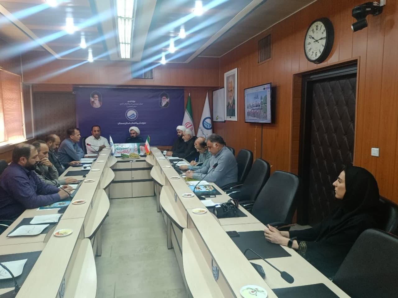 جلسه شورای اقامه نمازآب و فاضلاب استان سمنان برگزار شد