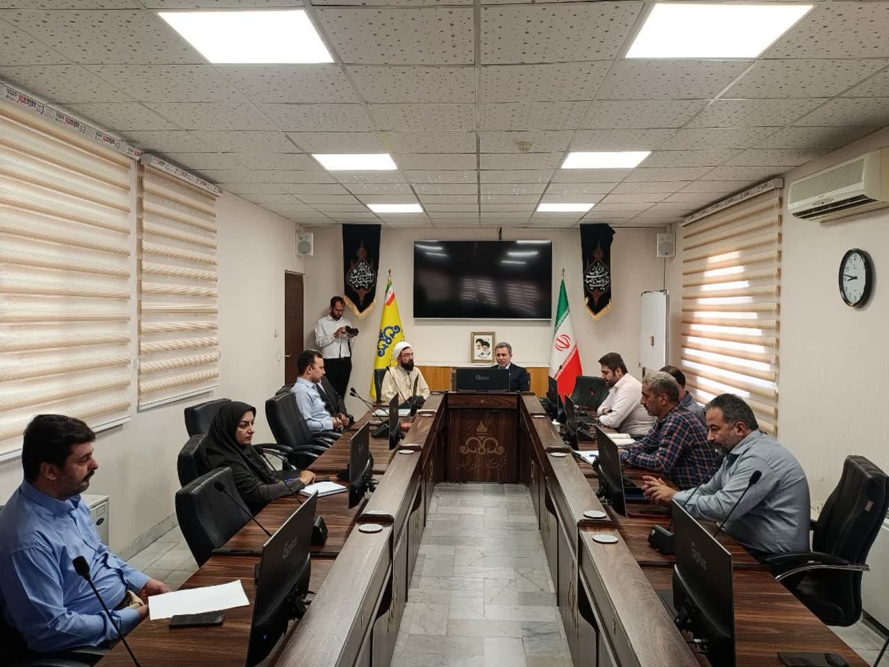 جلسه شورای اقامه نماز شرکت گاز استان سمنان برگزار شد