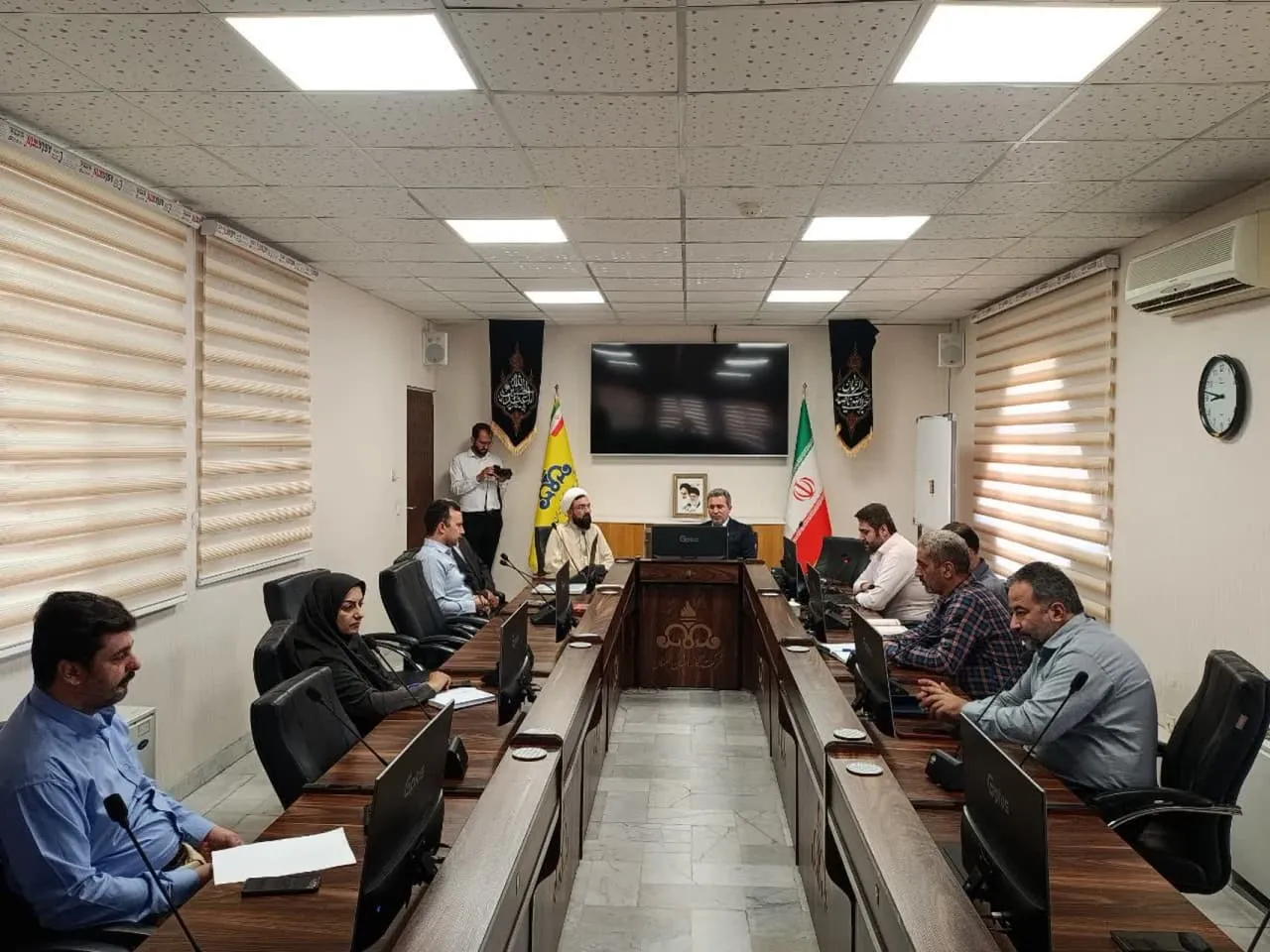جلسه شورای اقامه نماز شرکت گاز استان سمنان برگزار شد