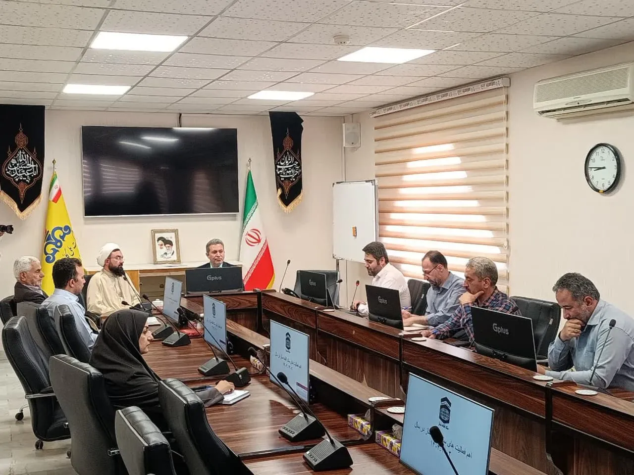 جلسه شورای اقامه نماز شرکت گاز استان سمنان برگزار شد
