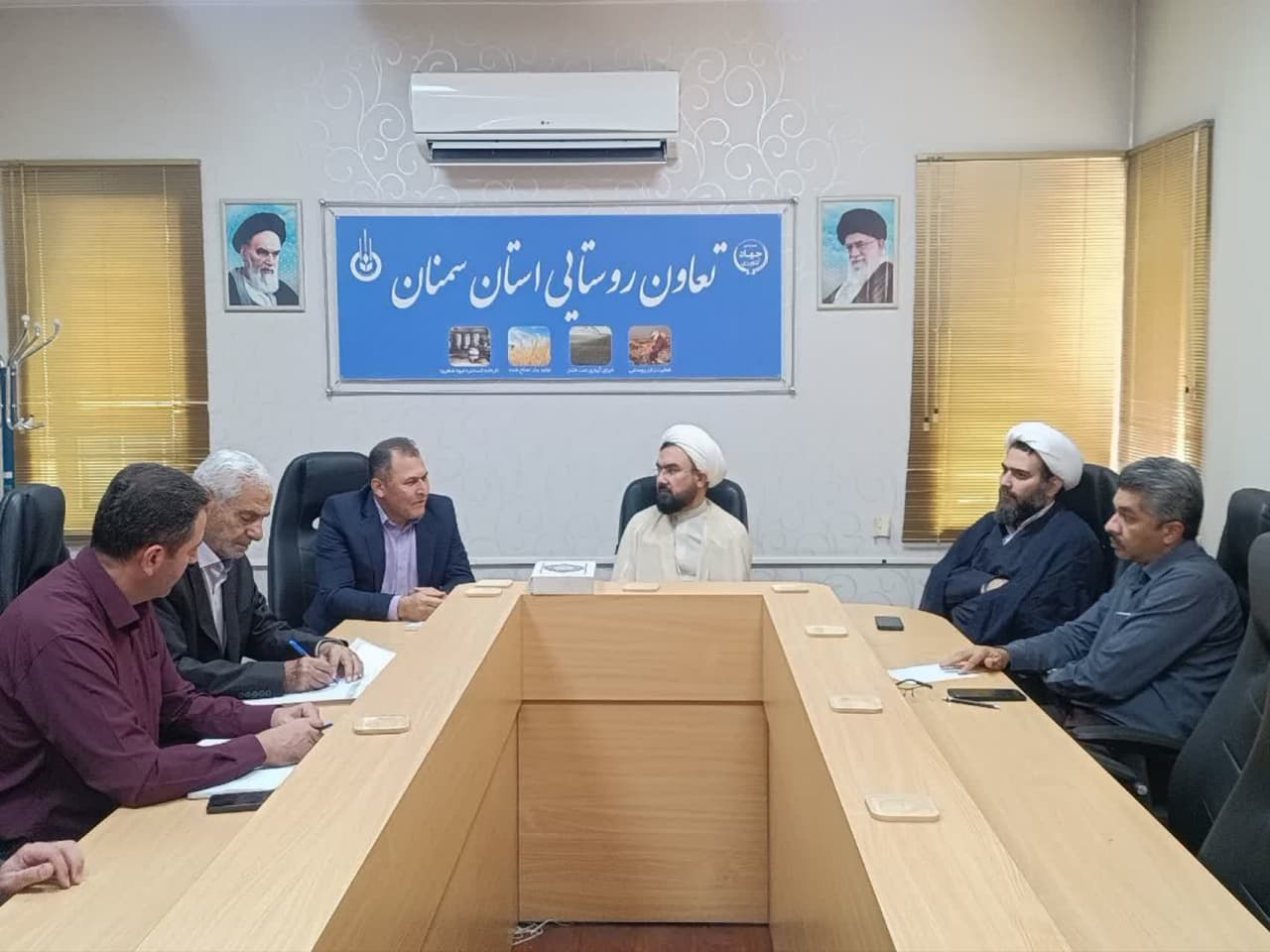 برگزاری جلسه شورای اقامه نماز اداره کل تعاون روستایی استان سمنان برگزار شد