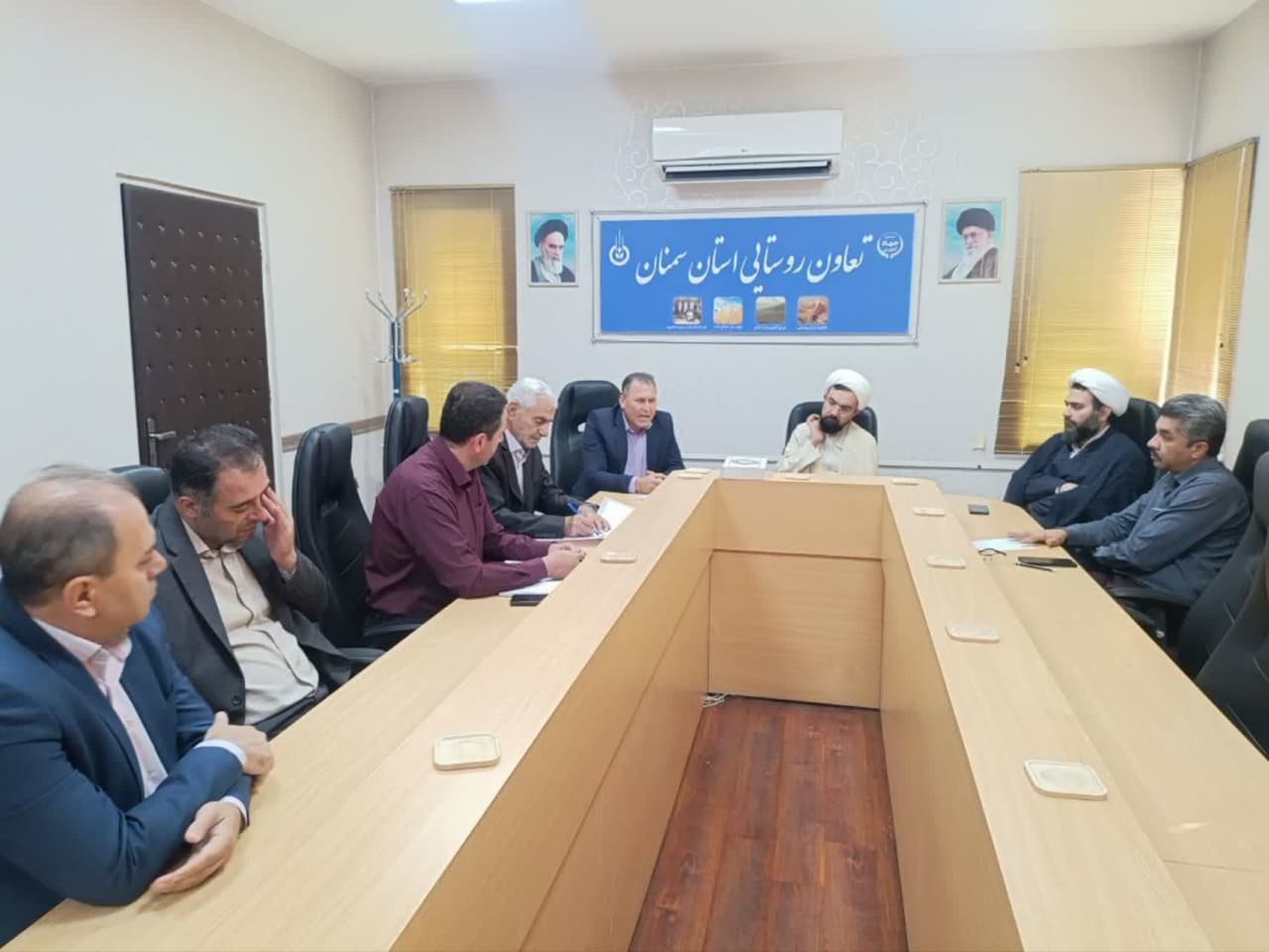 برگزاری جلسه شورای اقامه نماز اداره کل تعاون روستایی استان سمنان برگزار شد