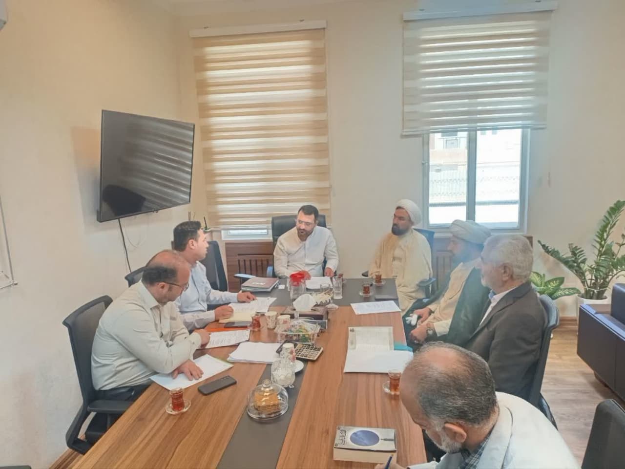 جلسه شورای اقامه نماز ادارهکل راه و شهرسازی استان سمنان برگزار شد