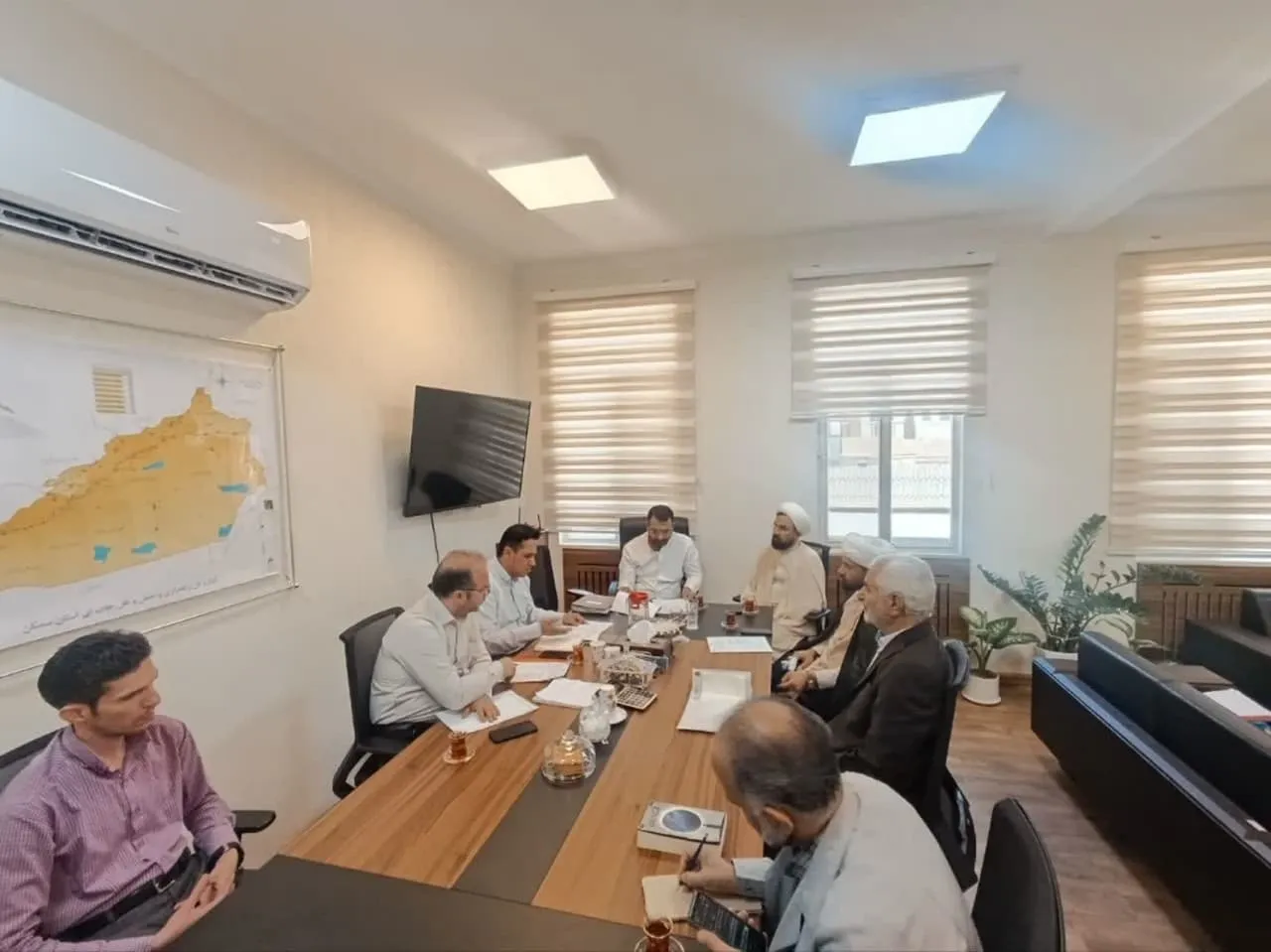 جلسه شورای اقامه نماز اداره‌کل راه و شهرسازی استان سمنان برگزار شد