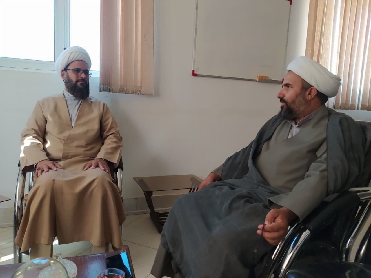 دیدار مدیر ستاد اقامه نماز با مدیر ستاد کانونهای فرهنگی و هنری مساجد خراسان جنوبی