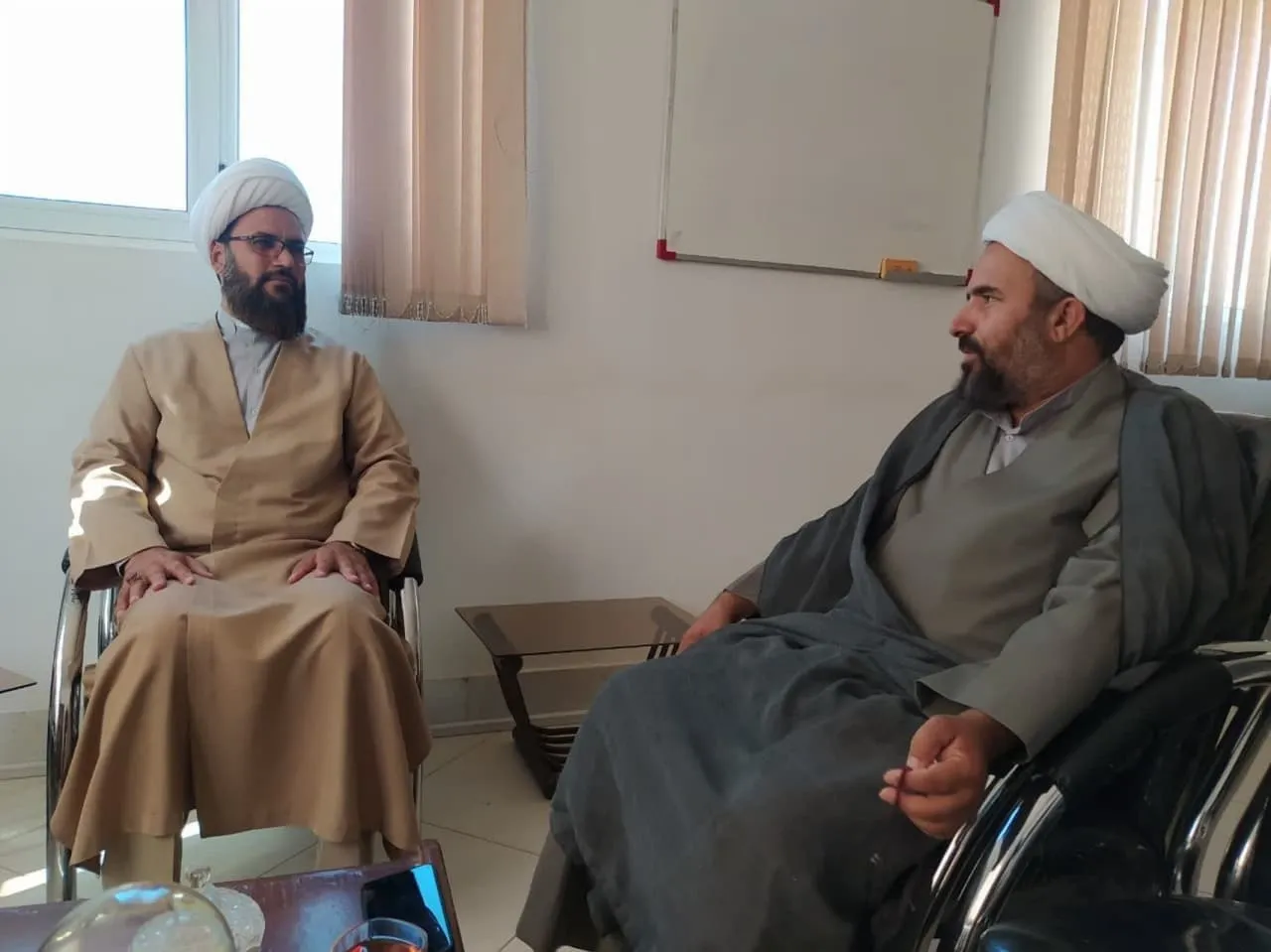 دیدار مدیر ستاد اقامه نماز با مدیر ستاد کانونهای فرهنگی و هنری مساجد خراسان جنوبی