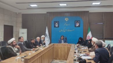 برگزاری جلسه شورای اقامه نماز استان کرمان