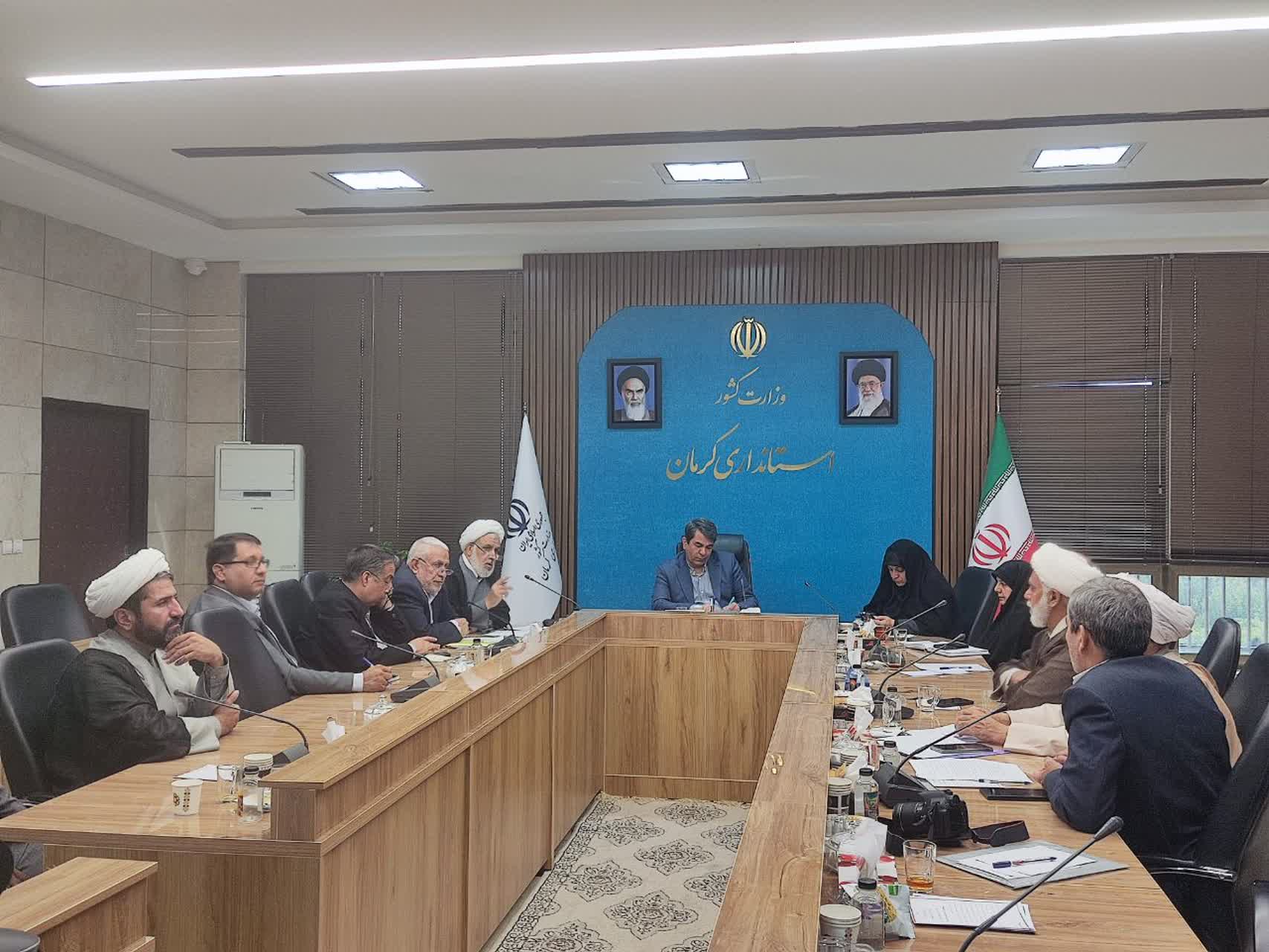 برگزاری جلسه شورای اقامه نماز استان کرمان