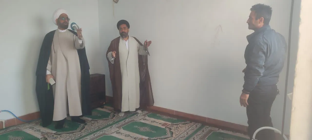 بازدید از نمازخانه های بین راهی شهرستان صوفیان