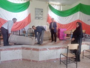بازدید از اسکان فرهنگیان در مدارس شهرستان سراب