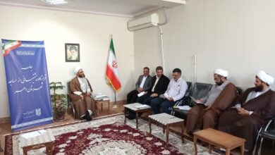 جلسه قرارگاه پشتیبانی از مساجد شهرستان اهر