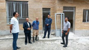 بازدید از نمازخانه بین راه شهرستان ورزقان و خاروانا