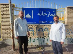 بازدید از نمازخانه بین راهی تبریز- زنجان