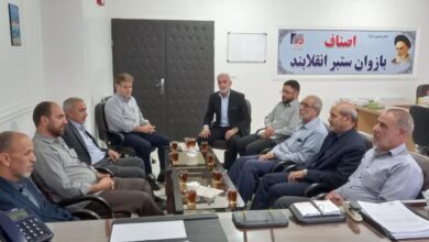 دیدار دبیر ستاد اقامه نماز خدابنده با مدیر اتاق اصناف
