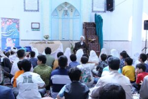 جشن تکلیف فرزندان کارکنان راه‌آهن استان قم در مسجد امیرالمؤمنین(ع)
