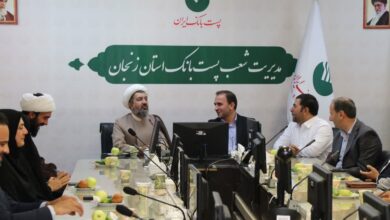 جلسه شورای اقامه نماز پست بانک زنجان برگزار شد