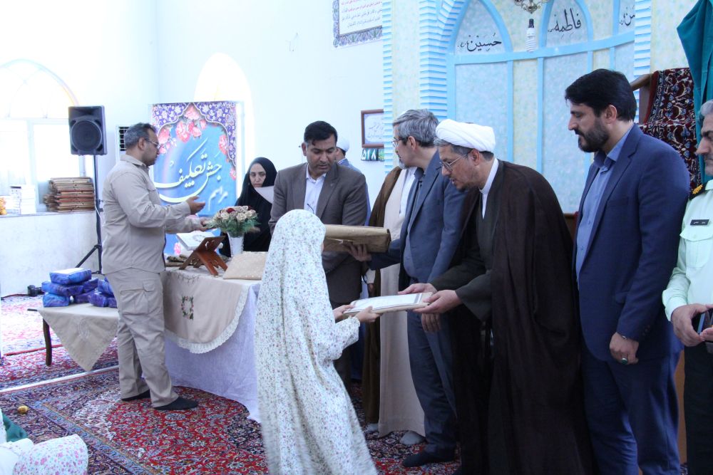 جشن تکلیف فرزندان کارکنان راه‌آهن استان قم در مسجد امیرالمؤمنین(ع)