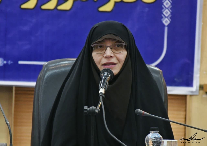 سیده زهرا حسینی جبلی مدیر کل  دفتر امور زنان و خانواده استانداری گلستان