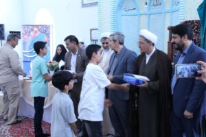 جشن تکلیف فرزندان کارکنان راه‌آهن استان قم در مسجد امیرالمؤمنین(ع)