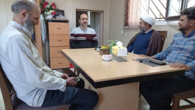 دیدار مدیر ستاد اقامه نماز از مجموعه جهادی تبلیغ نوین