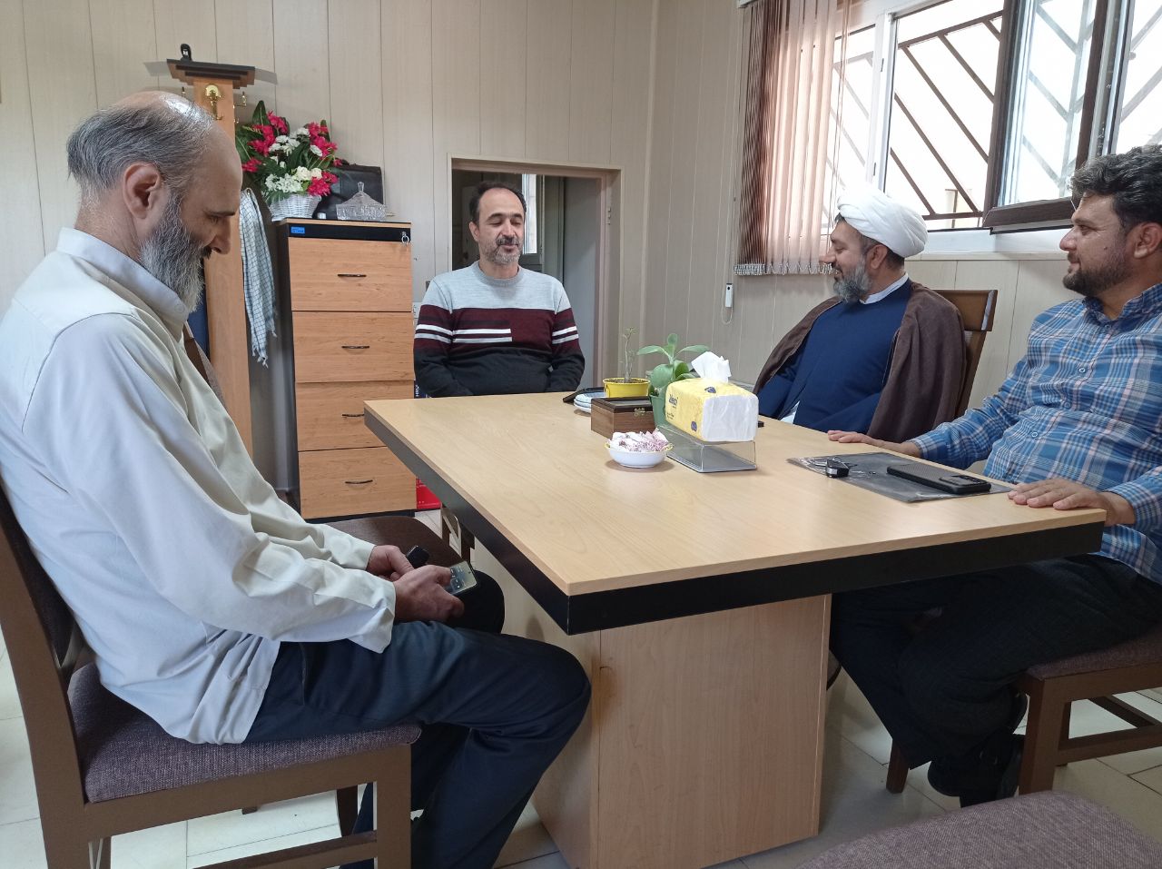 دیدار مدیر ستاد اقامه نماز از مجموعه جهادی تبلیغ نوین