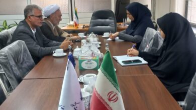نشستی فی مابین مدیر ستاد اقامه نماز استان با مدیرکل امور بانوان استانداری برگزار شد
