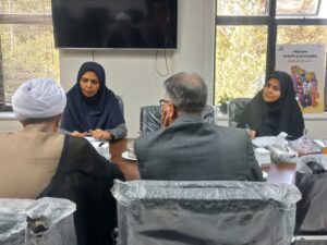 نشستی فی مابین مدیر ستاد اقامه نماز استان با مدیرکل امور بانوان استانداری برگزار شد