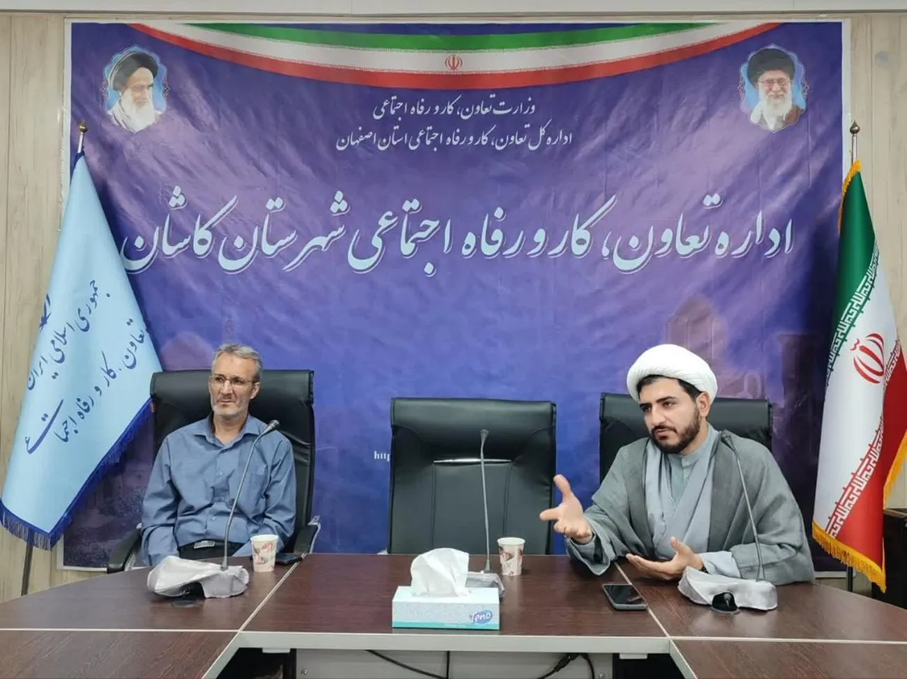 برگزاری جلسه توجیهی دوره تربیت عبادی ویژه خانواده‌های کارگری در کاشان