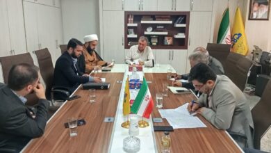 جلسه شورای اقامه نماز شرکت گاز استان آذربایجان غربی برگزار شد