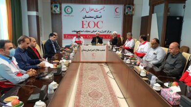 جلسه شورای اقامه نماز جمعیت هلال‌احمر استان سمنان برگزار شد