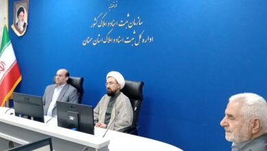 جلسه شورای اقامه نماز اداره کل ثبت اسناد و املاک استان سمنان
