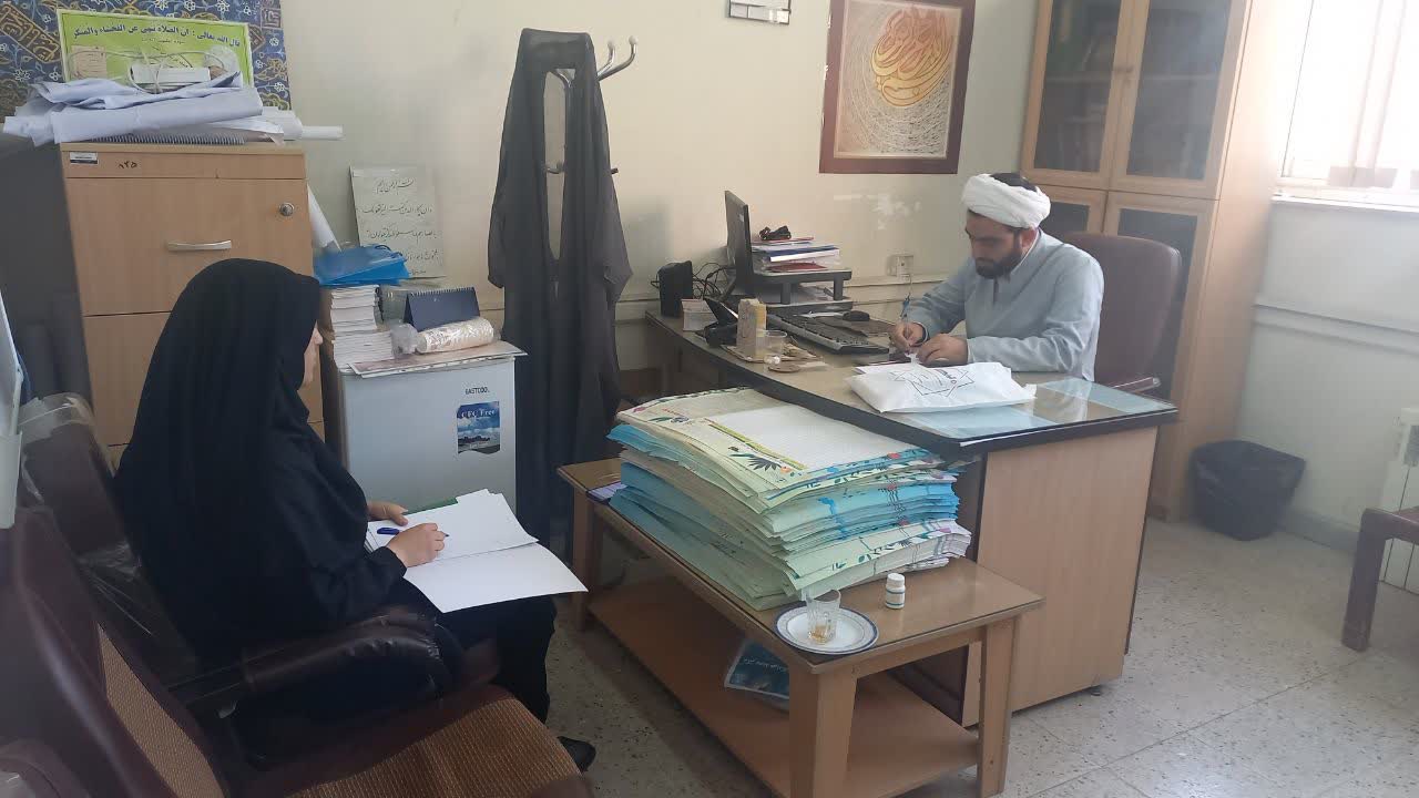 دیدار مشاور امور بانوان و خانواده ستاد اقامه نماز استان سمنان با کارشناس قرآن، عترت و نماز آموزش و پرورش