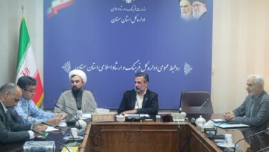 برگزاری جلسه شورای اقامه نماز اداره کل فرهنگ و ارشاد اسلامی استان سمنان
