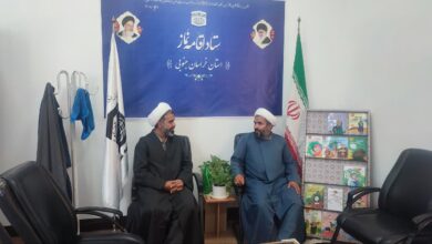 مسئول عقیدتی سیاسی نیروی انتظامی شهرستان بیرجند با مدیر ستاد اقامه نمازدیدار کرد